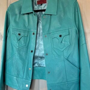 NICOLA BERTI leather jacket